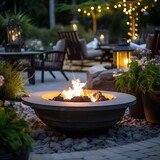 Summer Evenings Around the Fire Pit: Creating Cozy Ambiance in the Outdoor Living Space.