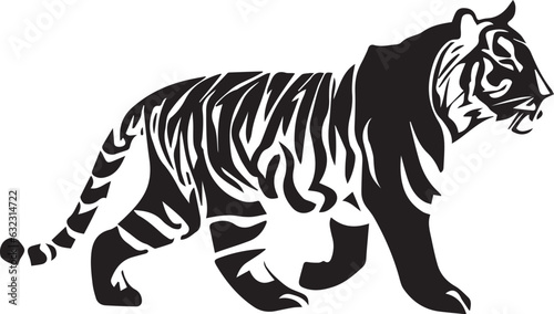 Tiger Vector silhouette © Big Dream