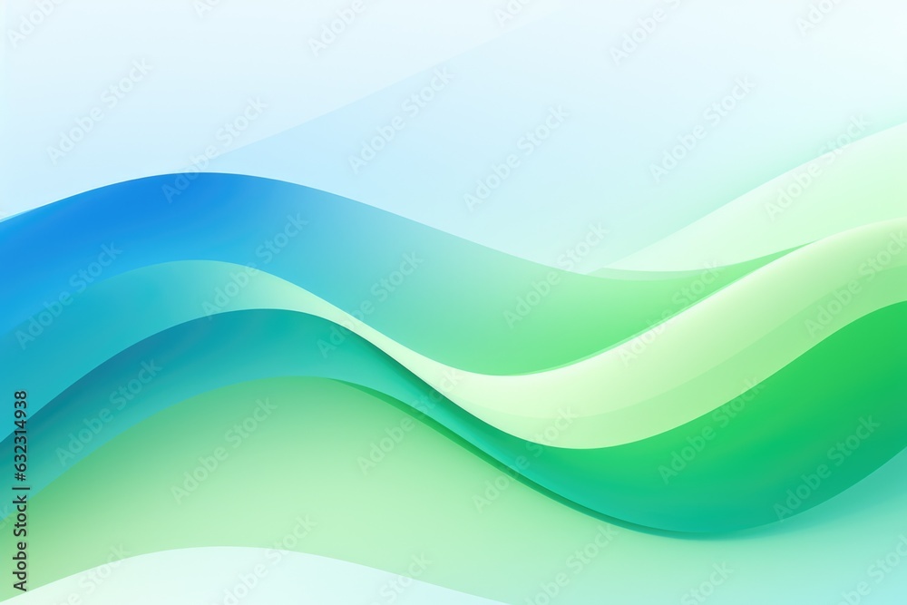 Abstract green and blue swirl wave background. Flow liquid lines design element. Light pastel colors. Abstract futuristic background Abstract green and blue swirl wave background. Flow liquid lines design element. Light pastel colors. Abstract futuristic background