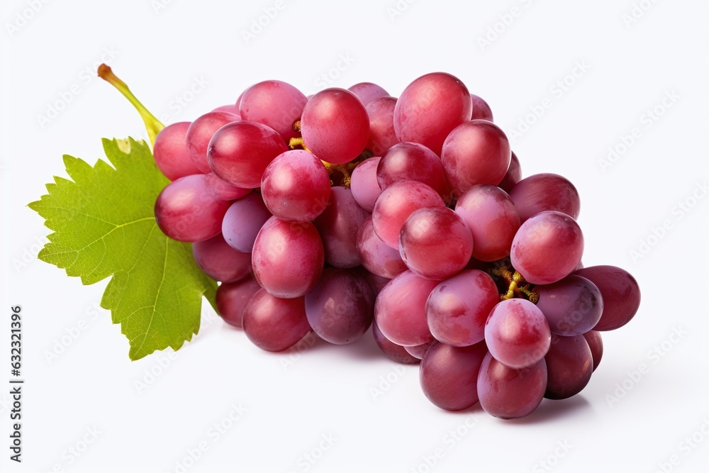 Grapes isolated on transparent or white background | Generative AI
