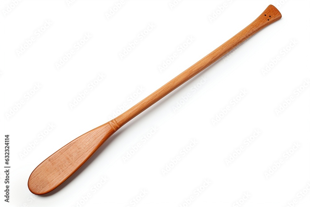 wooden paddle isolated on white background wooden paddle isolated on white background