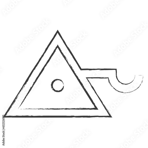 Vector hand drawn  Alchemy Symbol  illustration