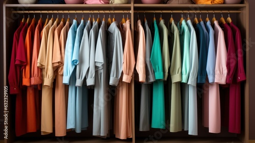 Diverse Hues: Inside the Clothes Cabinet