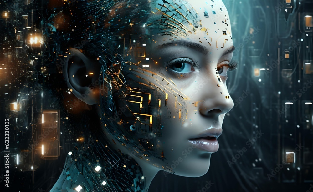 The complexity of digital ethics background. Artificial Intelligence. Generative AI. The complexity of digital ethics background. Artificial Intelligence. Generative AI.