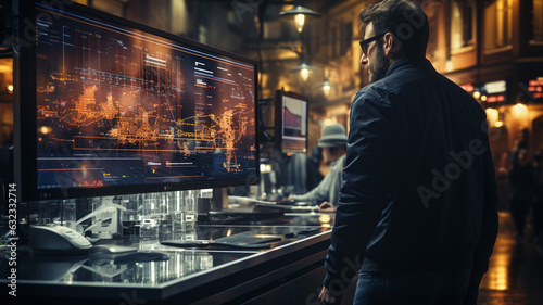 Engineers analyzing data. tech and it.  16:9. Generative ai