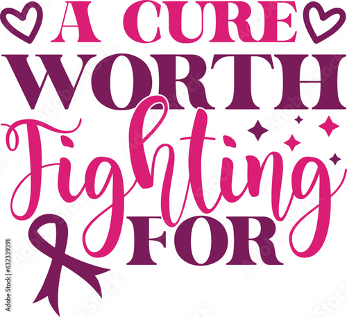 Breast cancer svg design