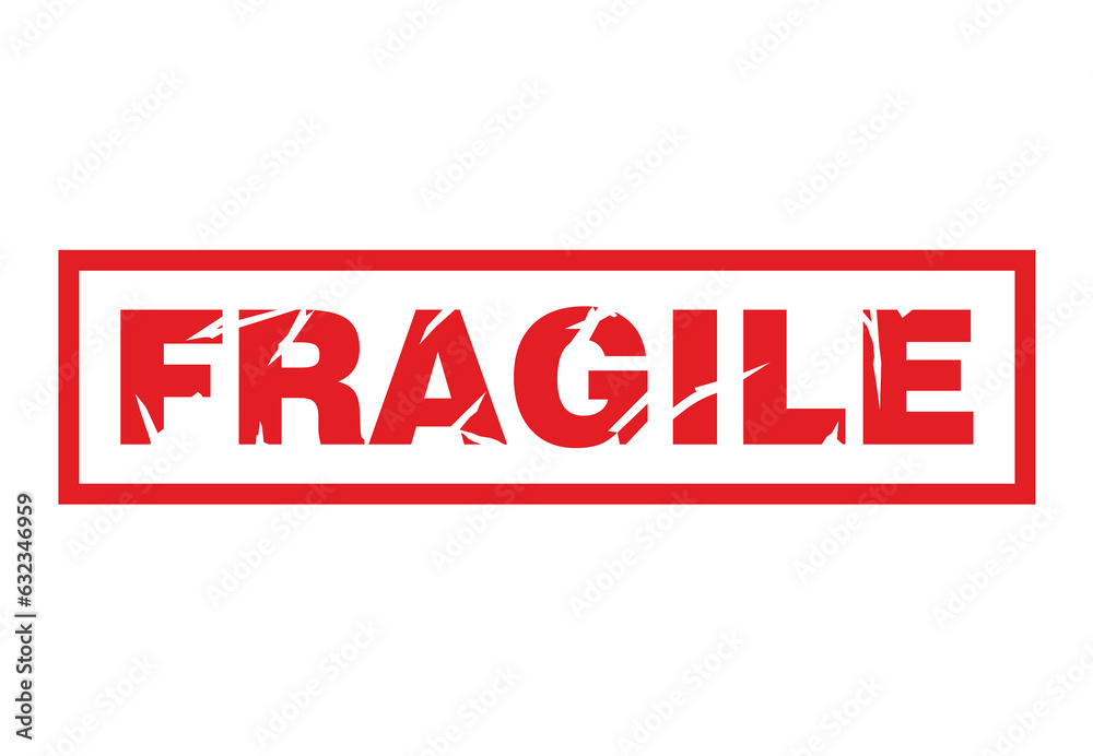Warning note, sticker, sign for fragile parcels. A unique, newly created textured font design. Handle with care logo. Different layout. Red, black, white colors. PNG Warning note, sticker, sign for fragile parcels. A unique, newly created textured font design. Handle with care logo. Different layout. Red, black, white colors. PNG