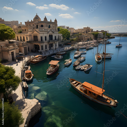 malta areal view  photo