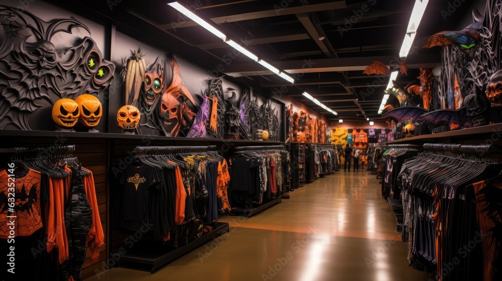 Halloween clothing store.