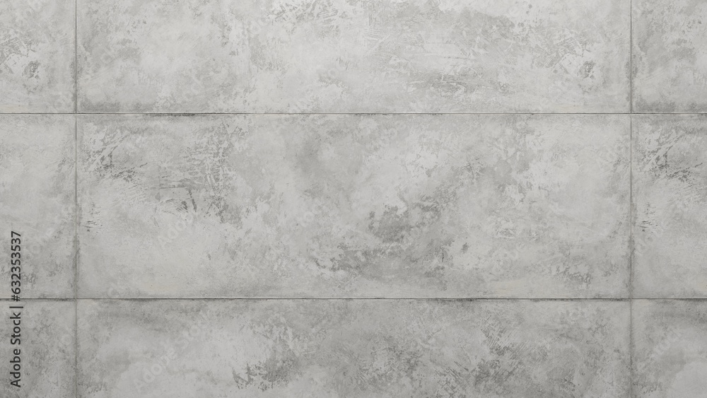 Fototapeta premium poured concrete wall, light from above. realistic 3D rendering. illustration.