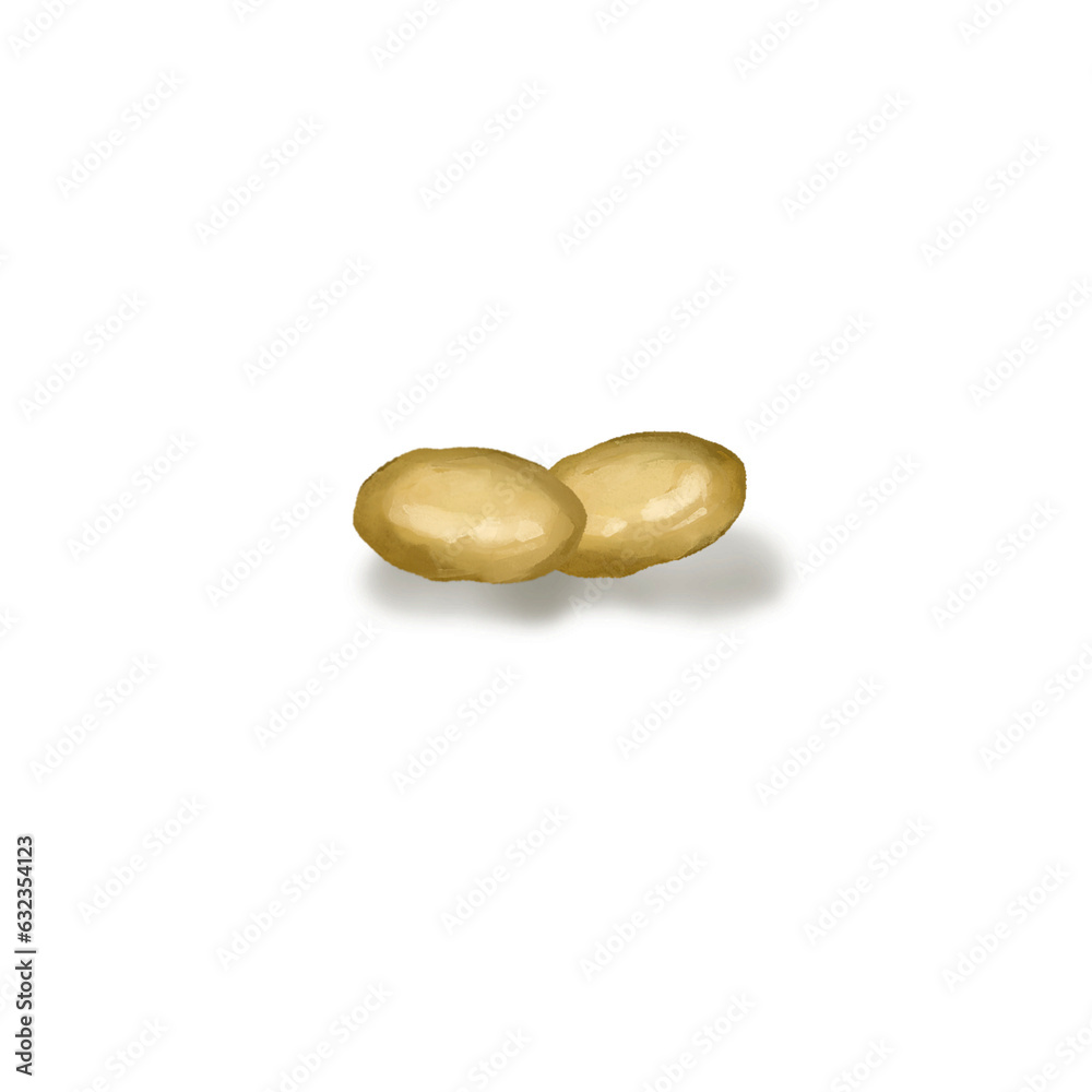 Few soybeans watercolor illustration. Hand painted aquarelle illustration isolated on transparent background.
Few soybeans watercolor illustration. Hand painted aquarelle illustration isolated on transparent background.