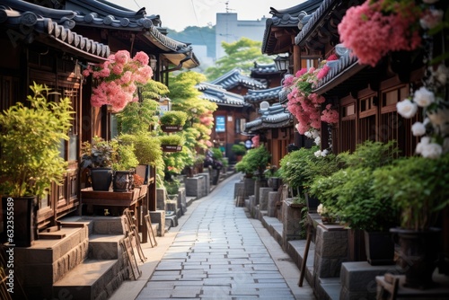 Bukchon Hanok Village in Seoul South Korea picture © 4kclips