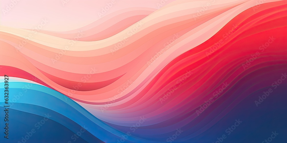 Gradient Wave Illustration Gradient Wave Illustration
