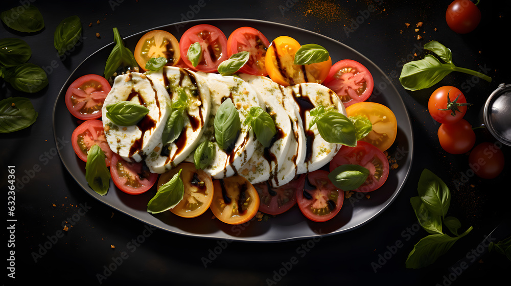 Exquisite flavors of Burrata Caprese Salad Exquisite flavors of Burrata Caprese Salad
