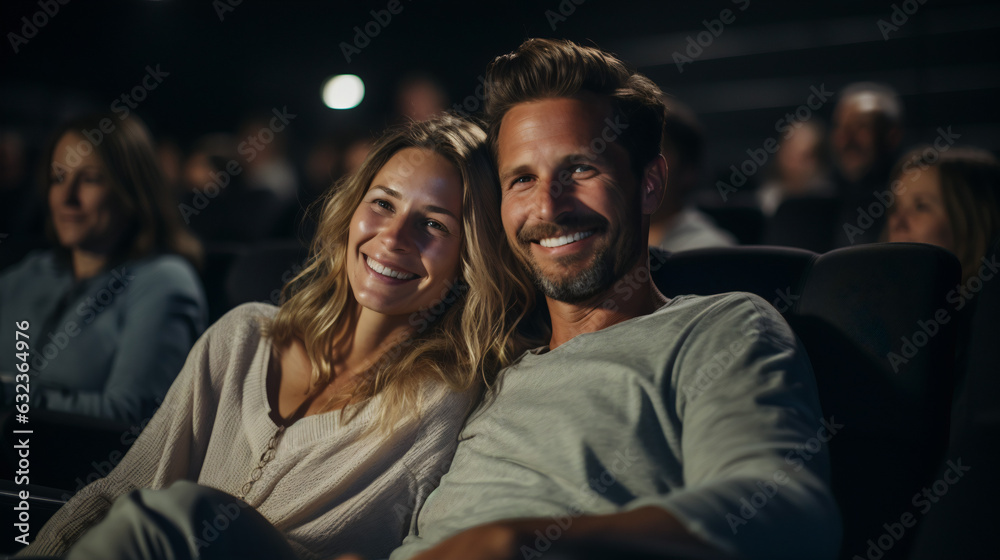 Cozy Movie Night: A Heartwarming Scene of Love and Laughter