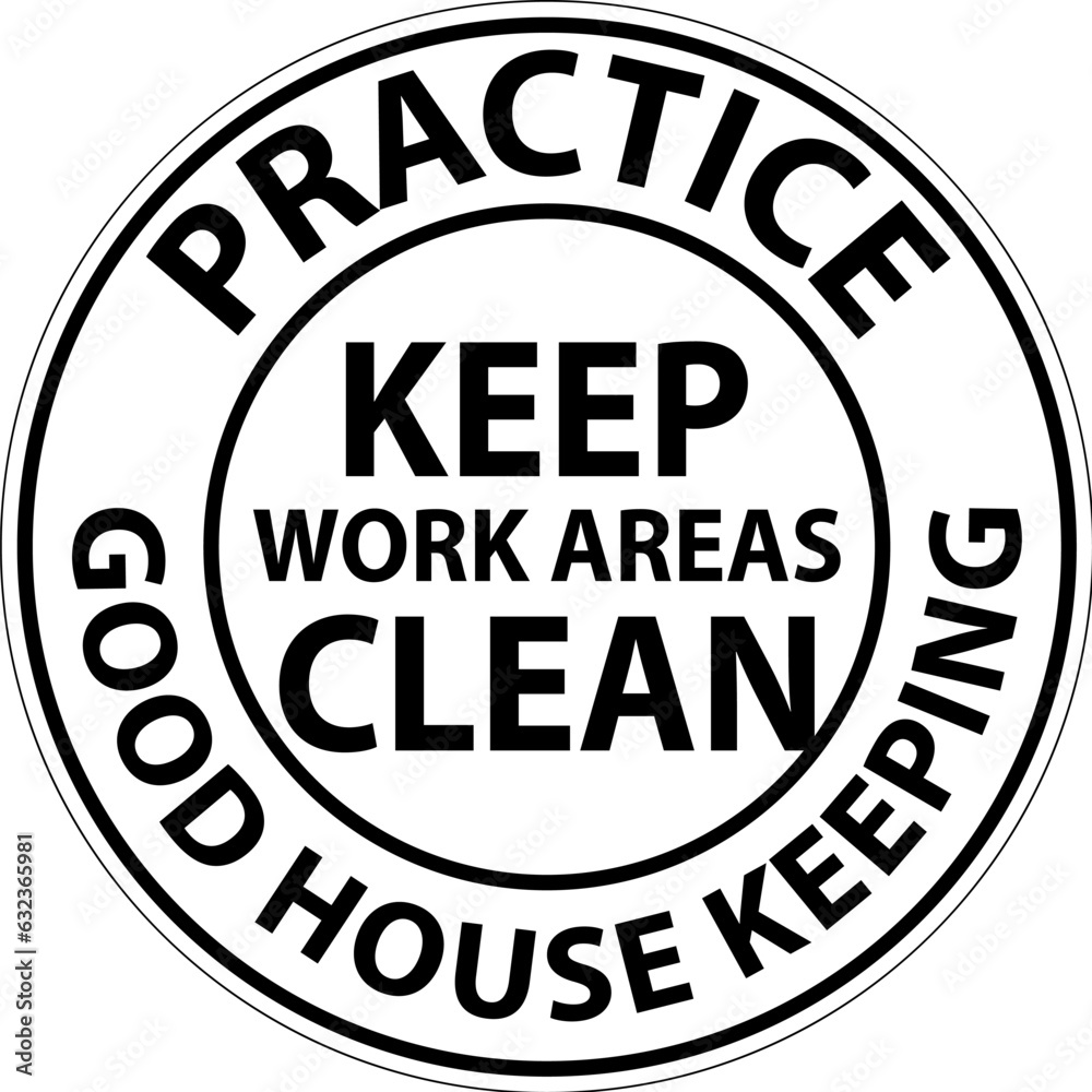 Floor Sign Practice Good Housekeeping