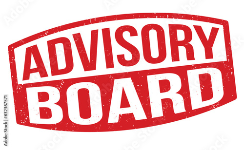 Advisory board grunge rubber stamp
