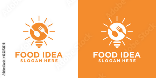 logo design fast food icon vector spoon and fork vector inspiration and food ideas.
