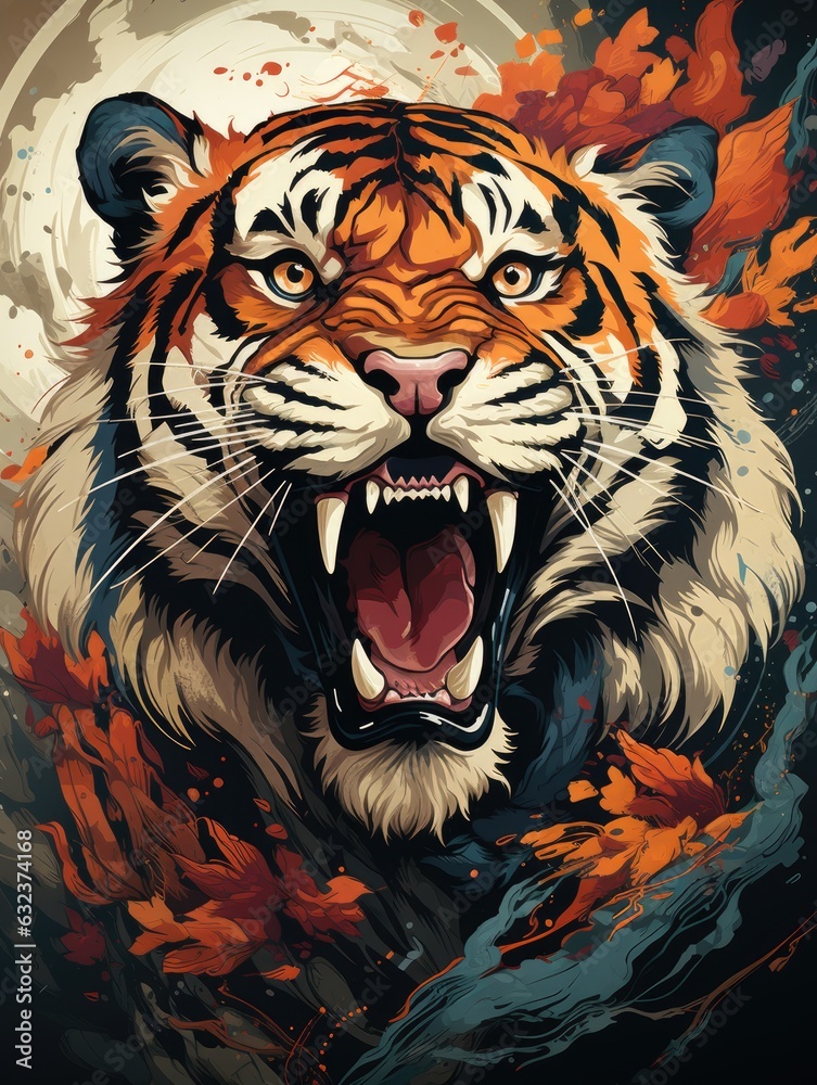 tiger illustration tiger illustration