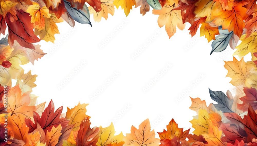 Autumn Leaves in a Beautiful Maple Tree Frame the Serene Nature Autumn Leaves in a Beautiful Maple Tree Frame the Serene Nature