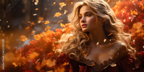 Vibrant Autumn Colors in Artistic Composition
