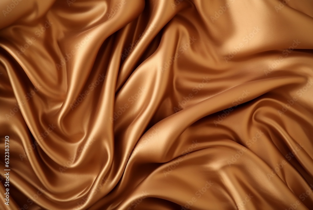Luxury fabric abstract brown background or fluid waves of grunge silk texture velvet satin or luxury. generative ai Luxury fabric abstract brown background or fluid waves of grunge silk texture velvet satin or luxury. generative ai