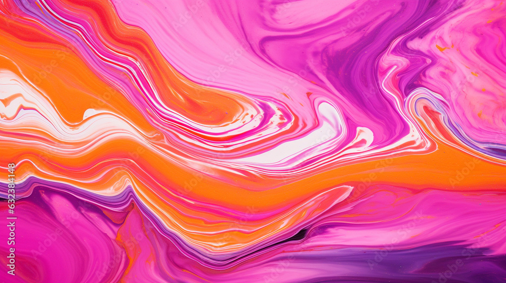 AI art  Gradients colors, waves ラデーション カラー,波