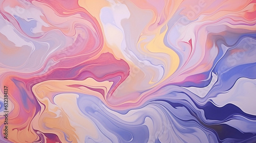 AI art Gradients colors, waves ラデーション カラー,波