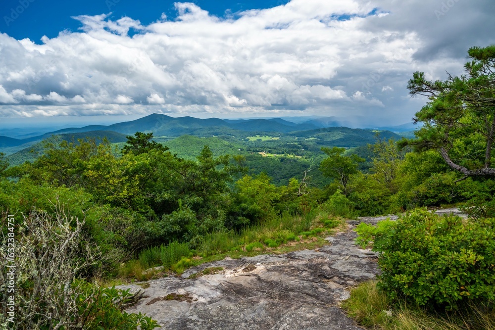 An overlooking view in North Carolina, Highlands