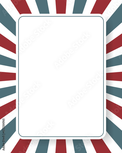 CIRCUS Blank, FRAME,Poster Sign, Retro and vintage circus poster illustration, with blank space and for arts festival events and entertainment background