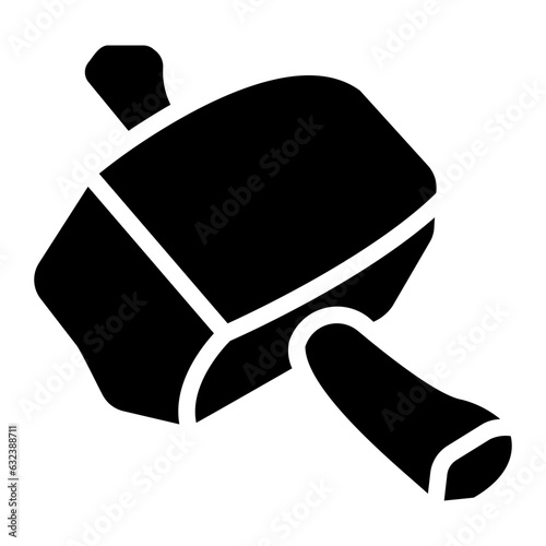 stone hammer Solid icon