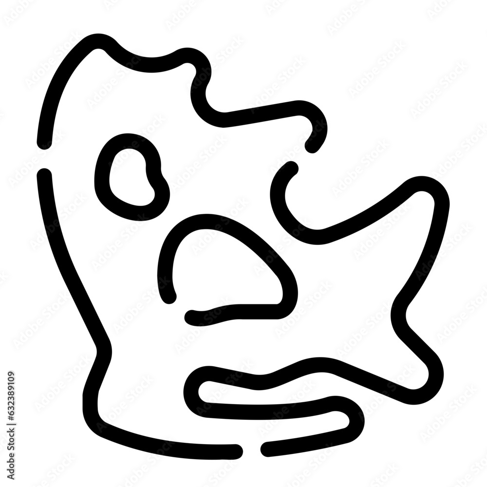 Obraz premium fossil Line Icon