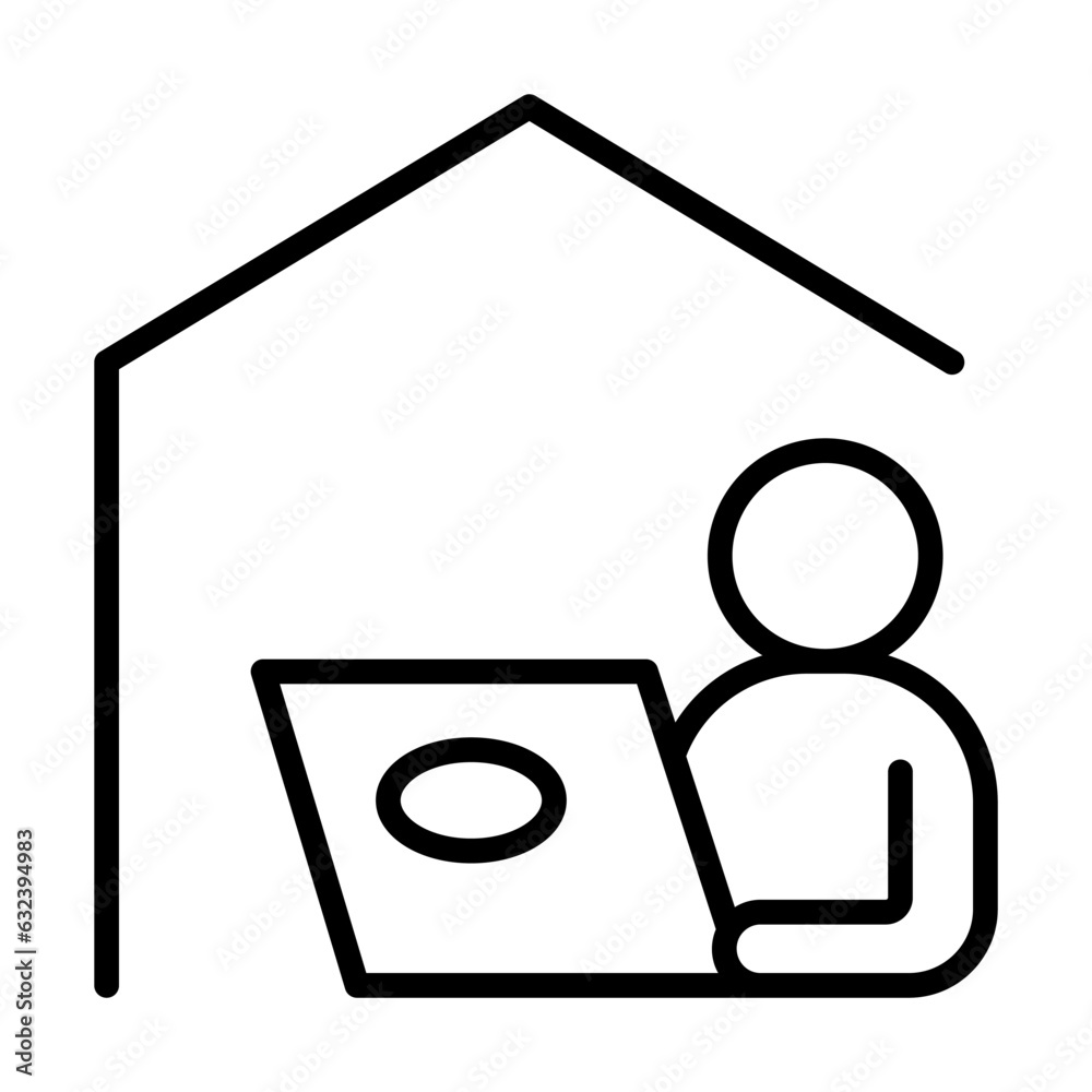 Work from home icon Work from home icon