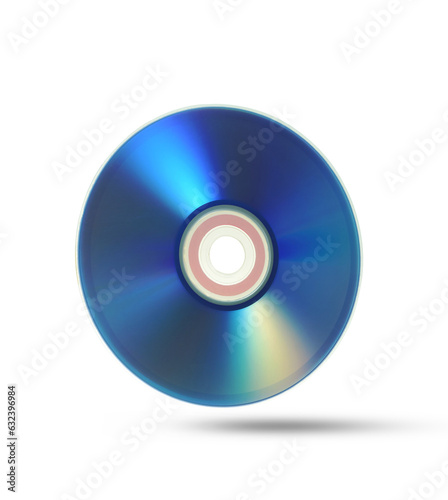 cd or dvd isolated on transparent background. 