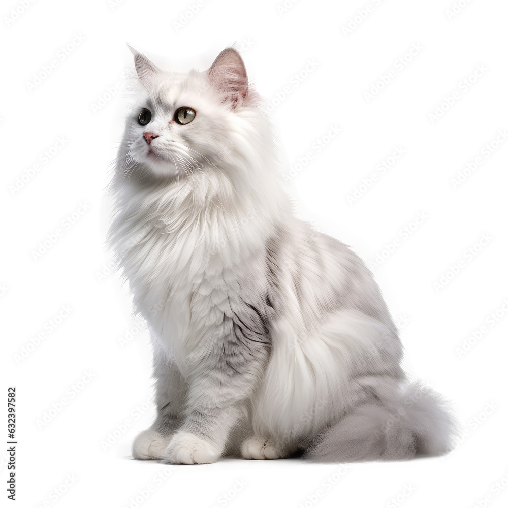 American Curl Cat , Isolated On Transparent, PNG, HD