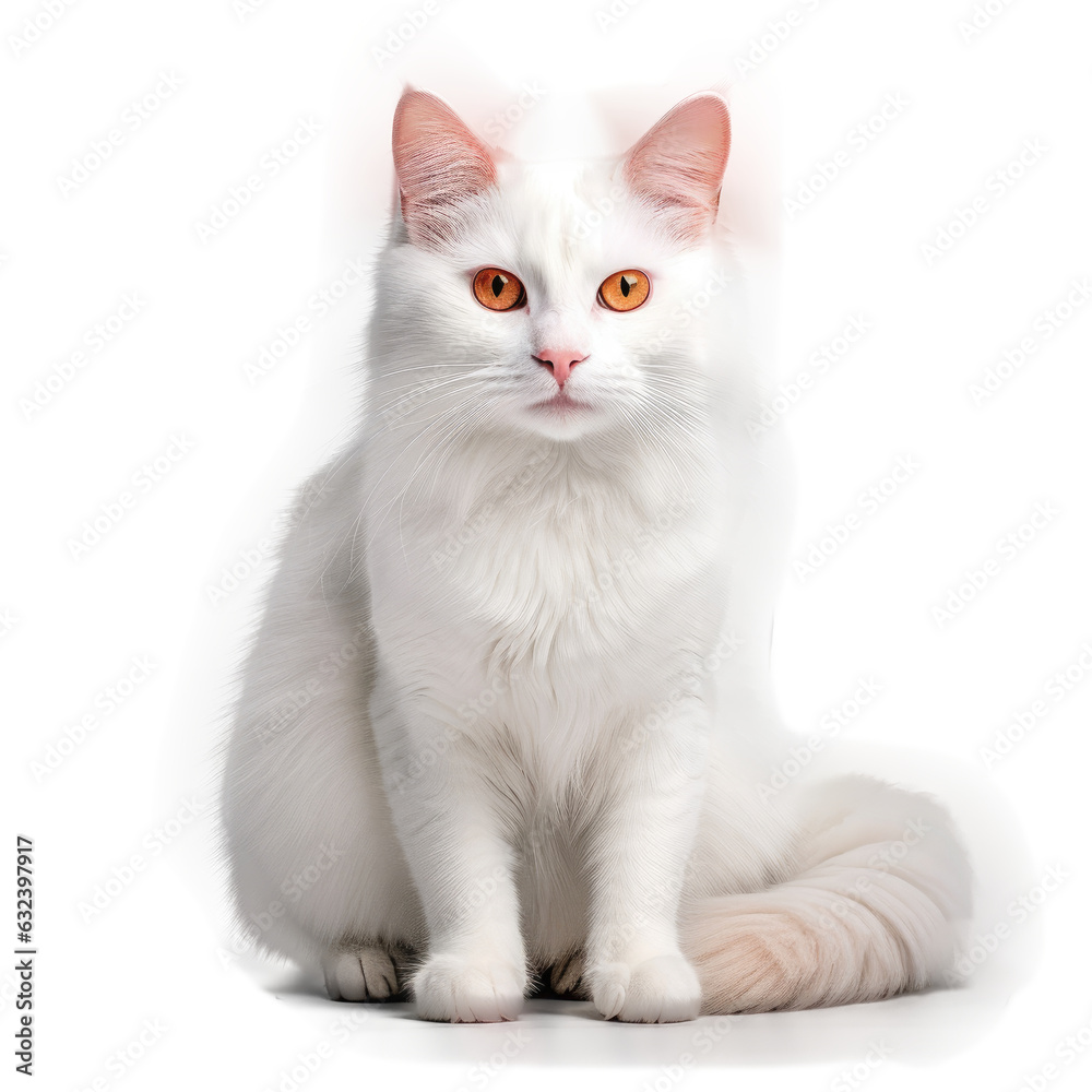Turkish Van Cat , Isolated On Transparent, PNG, HD Turkish Van Cat , Isolated On Transparent, PNG, HD