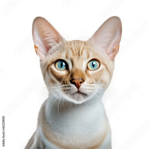 Colorpoint Shorthair Cat , Isolated On Transparent, PNG, HD
