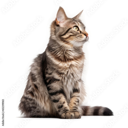 Manx Cat , Isolated On Transparent, PNG, HD