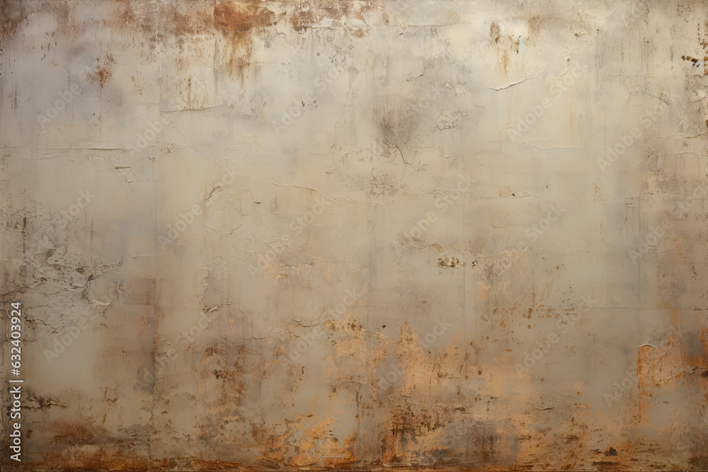 A weathered and rusted wall background. Age and abandonment concept.