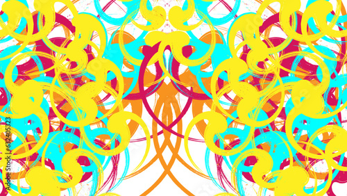 colorful abstract background with painting style