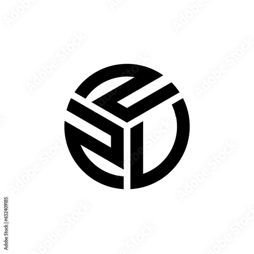 ZZV letter logo design on white background. ZZV creative initials letter logo concept. ZZV letter design. 