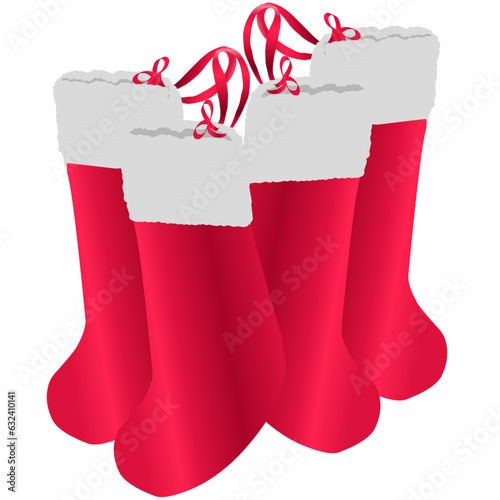 red christmas sock