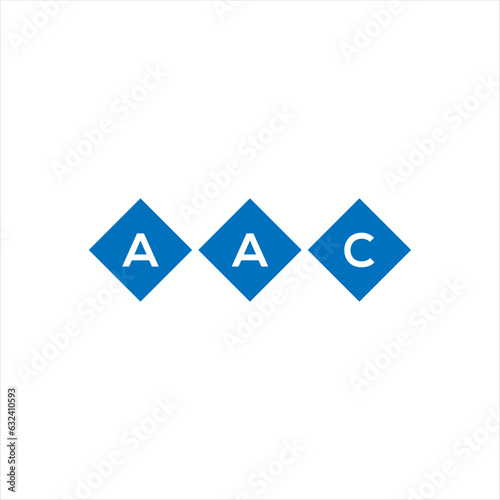 AAC letter logo design on white background. AAC creative initials letter logo concept. AAC letter design. 