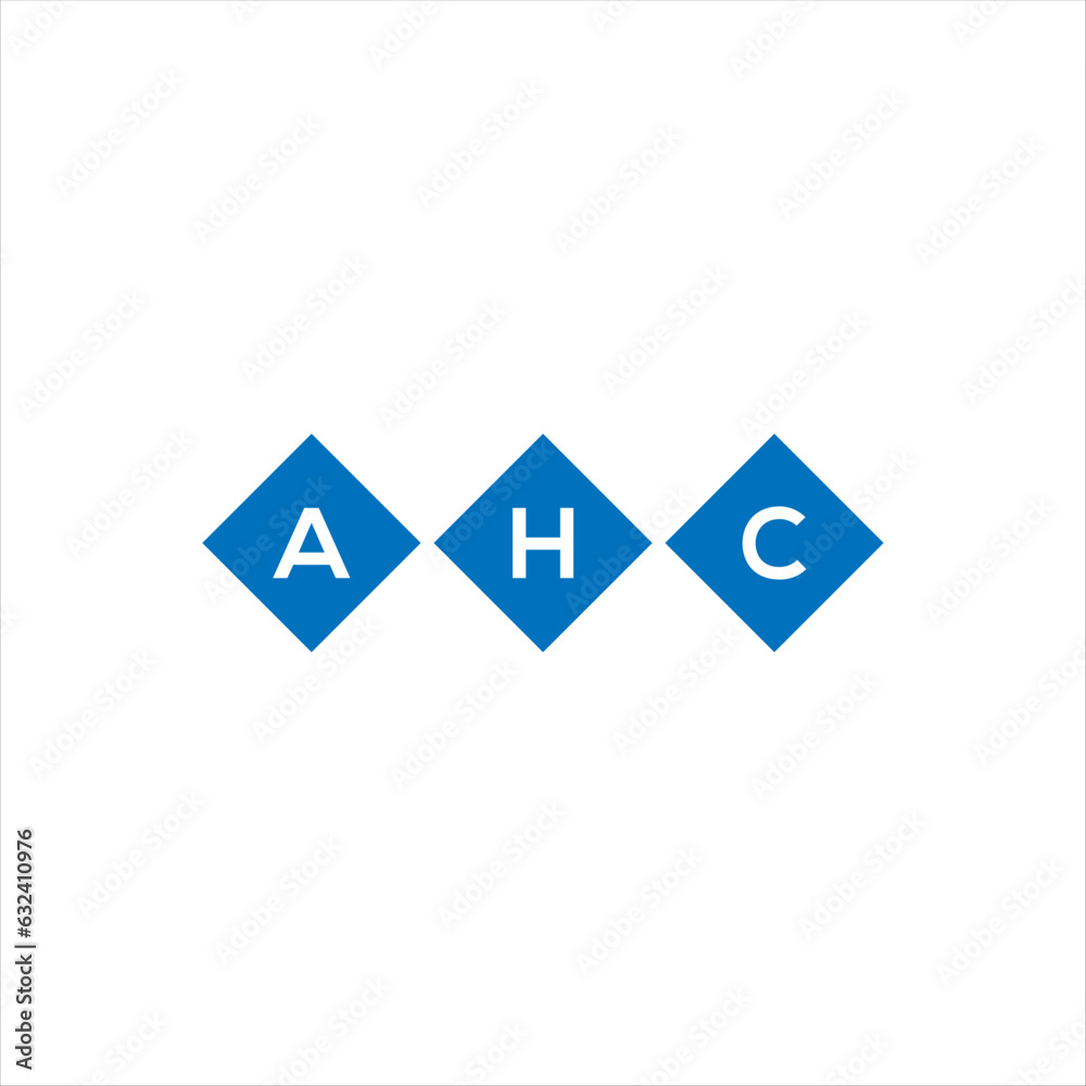 AHC letter logo design on white background. AHC creative initials letter logo concept. AHC letter design.
