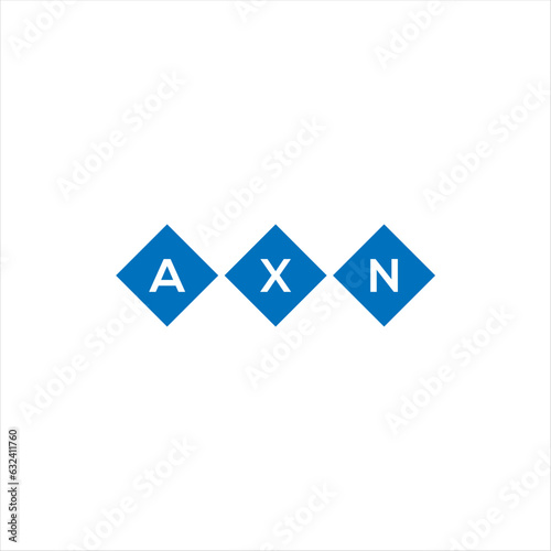Fototapeta Naklejka Na Ścianę i Meble -  AXN letter logo design on white background. AXN creative initials letter logo concept. AXN letter design.
