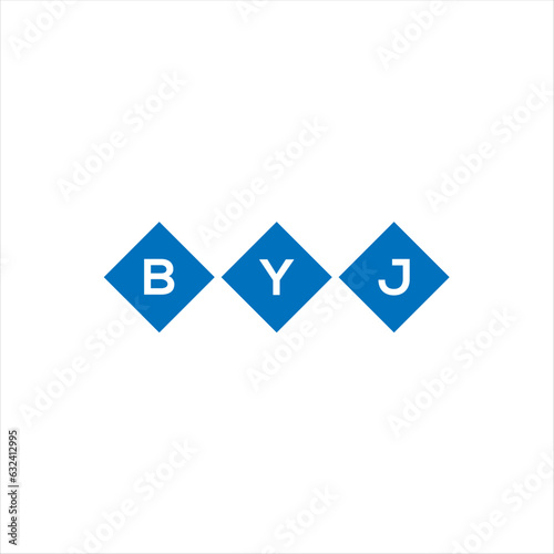 Fototapeta Naklejka Na Ścianę i Meble -  BYJ letter technology logo design on white background. BYJ creative initials letter IT logo concept. BYJ setting shape design
