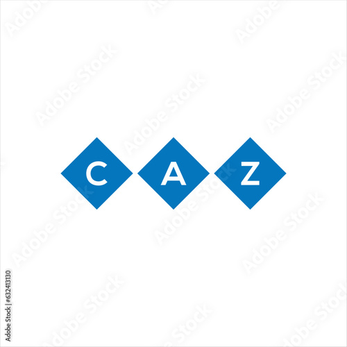 Fototapeta Naklejka Na Ścianę i Meble -  CAZ letter technology logo design on white background. CAZ creative initials letter IT logo concept. CAZ setting shape design
