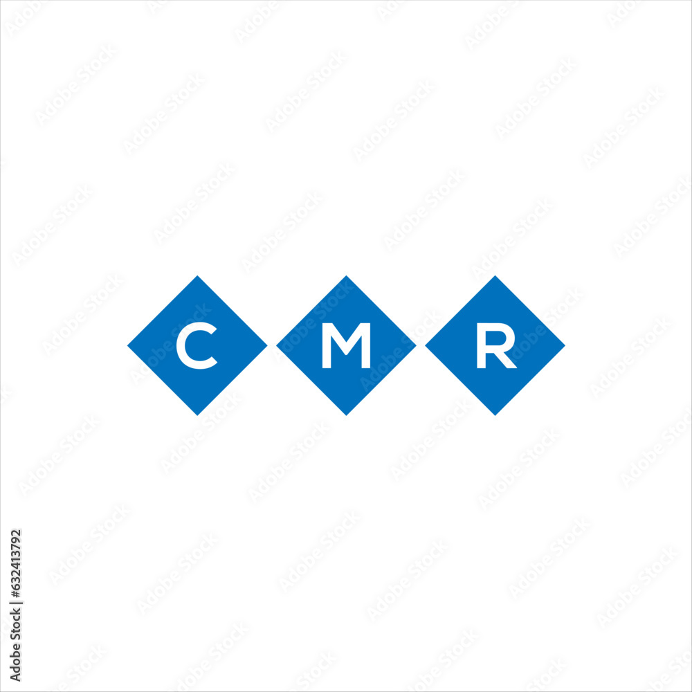CMR letter technology logo design on white background. CMR creative initials letter IT logo concept. CMR setting shape design
