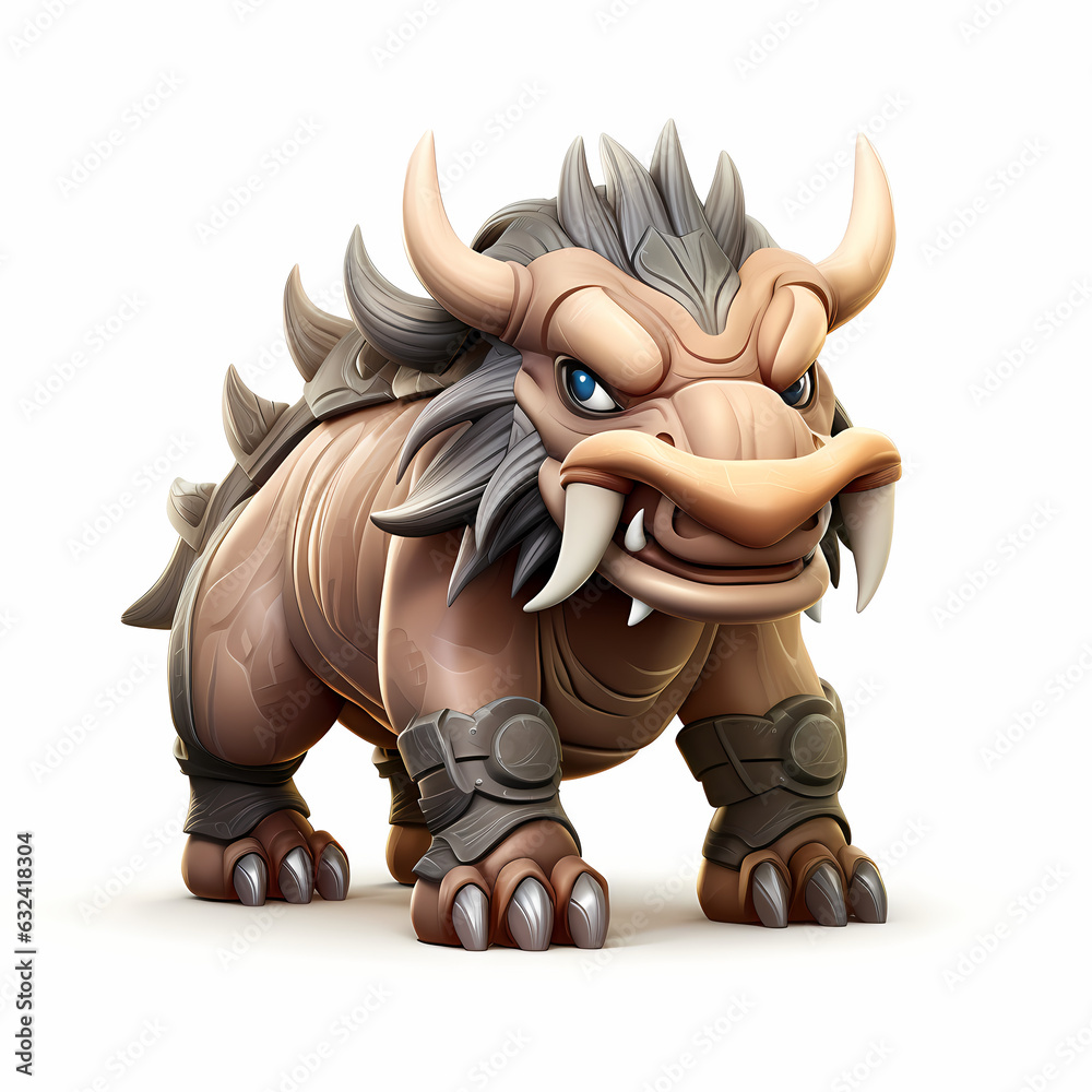Fototapeta premium 3d render of creature