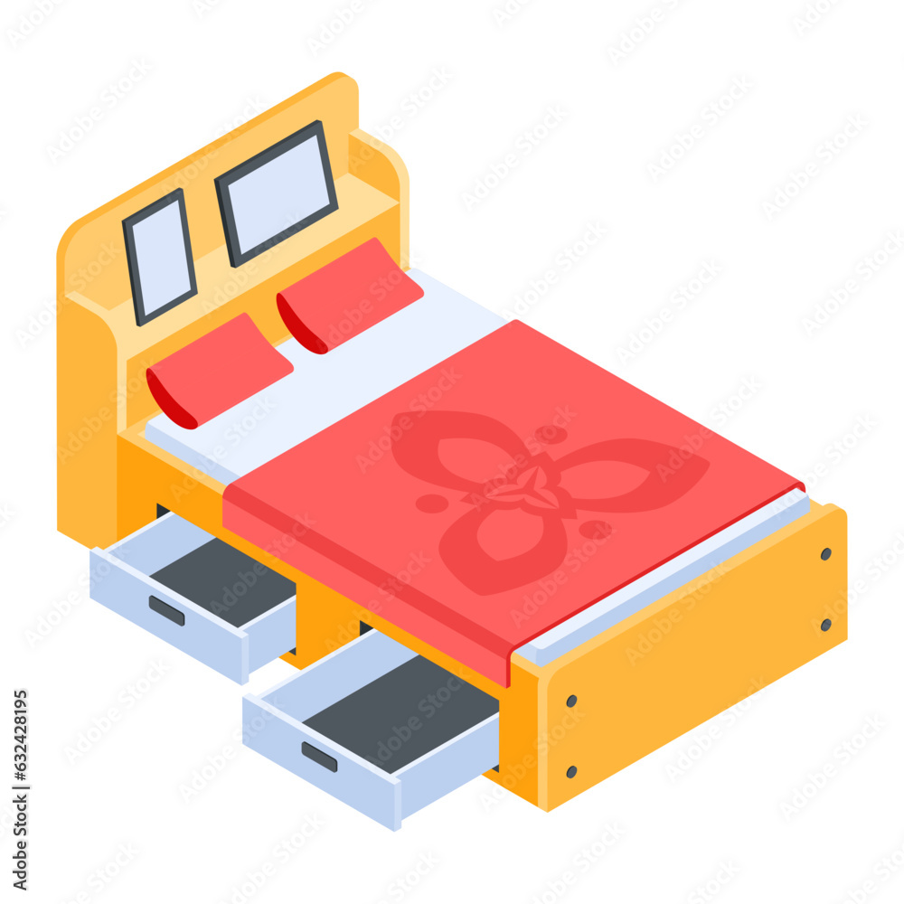 Pack of Modern Bedrooms Isometric Icons
Pack of Modern Bedrooms Isometric Icons